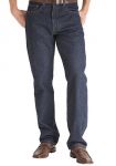RINSED INDIGO RELAX FIT JEANS